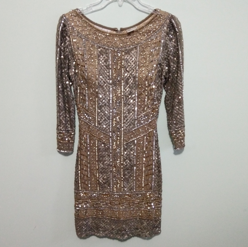 New Years Party Dress Sequin Bodycon